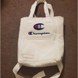 Champion 100 Tear Shuffle Convertible
Tote Backpack White